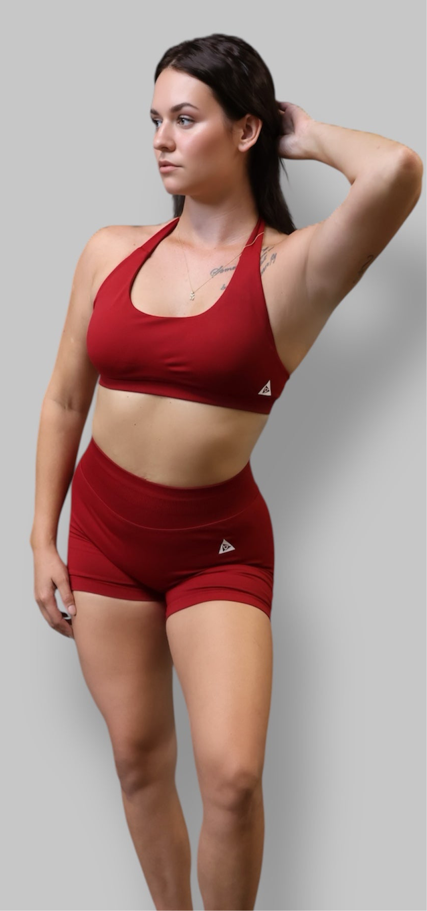 Radiance - Seamless Shorts - Wine Red