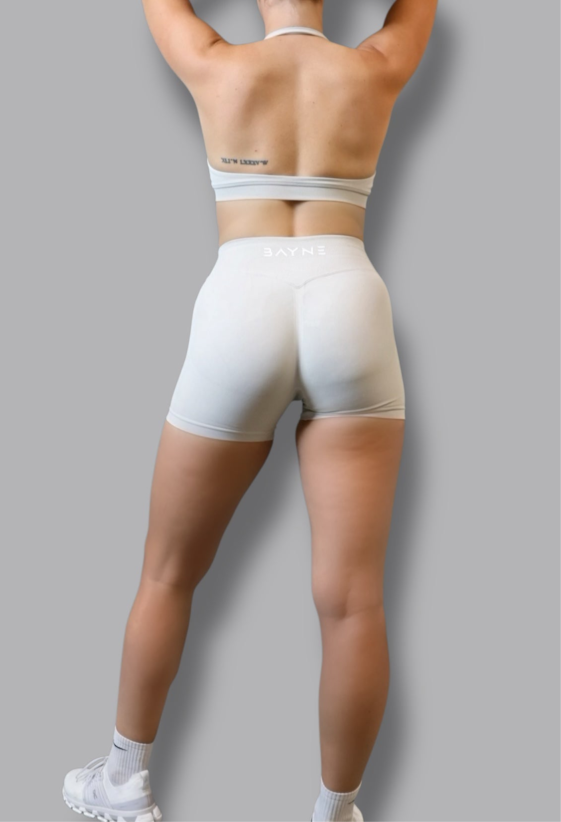 Radiance - Halter Top Sports Bra - Cloud Dust