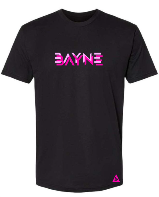 Bayne American Flag T-Shirt - Black