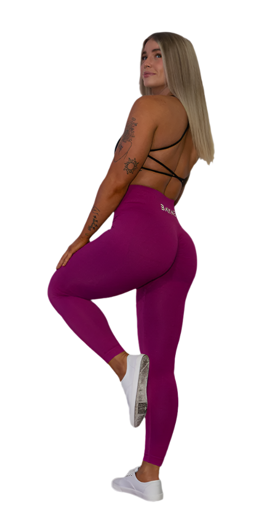 Seamless Scrunch Leggings - Magenta