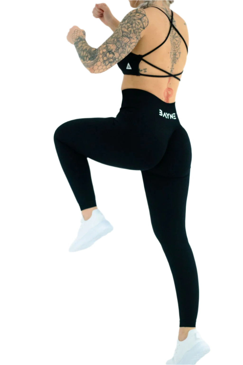 Seamless Scrunch Leggings - Black