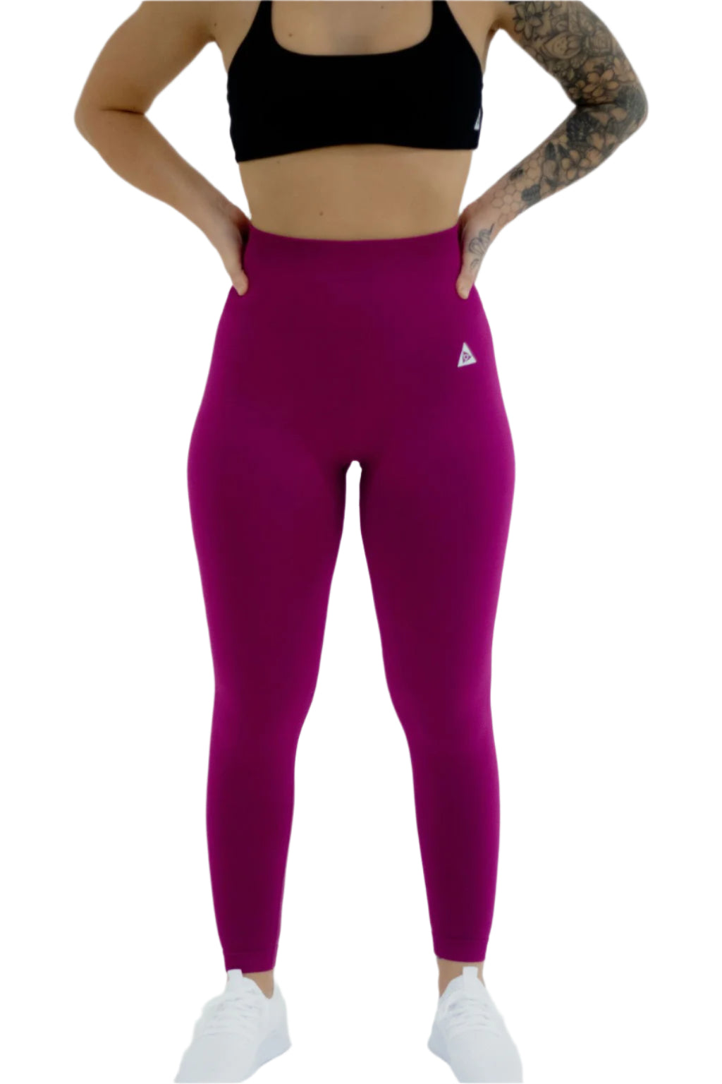 Seamless Scrunch Leggings - Magenta