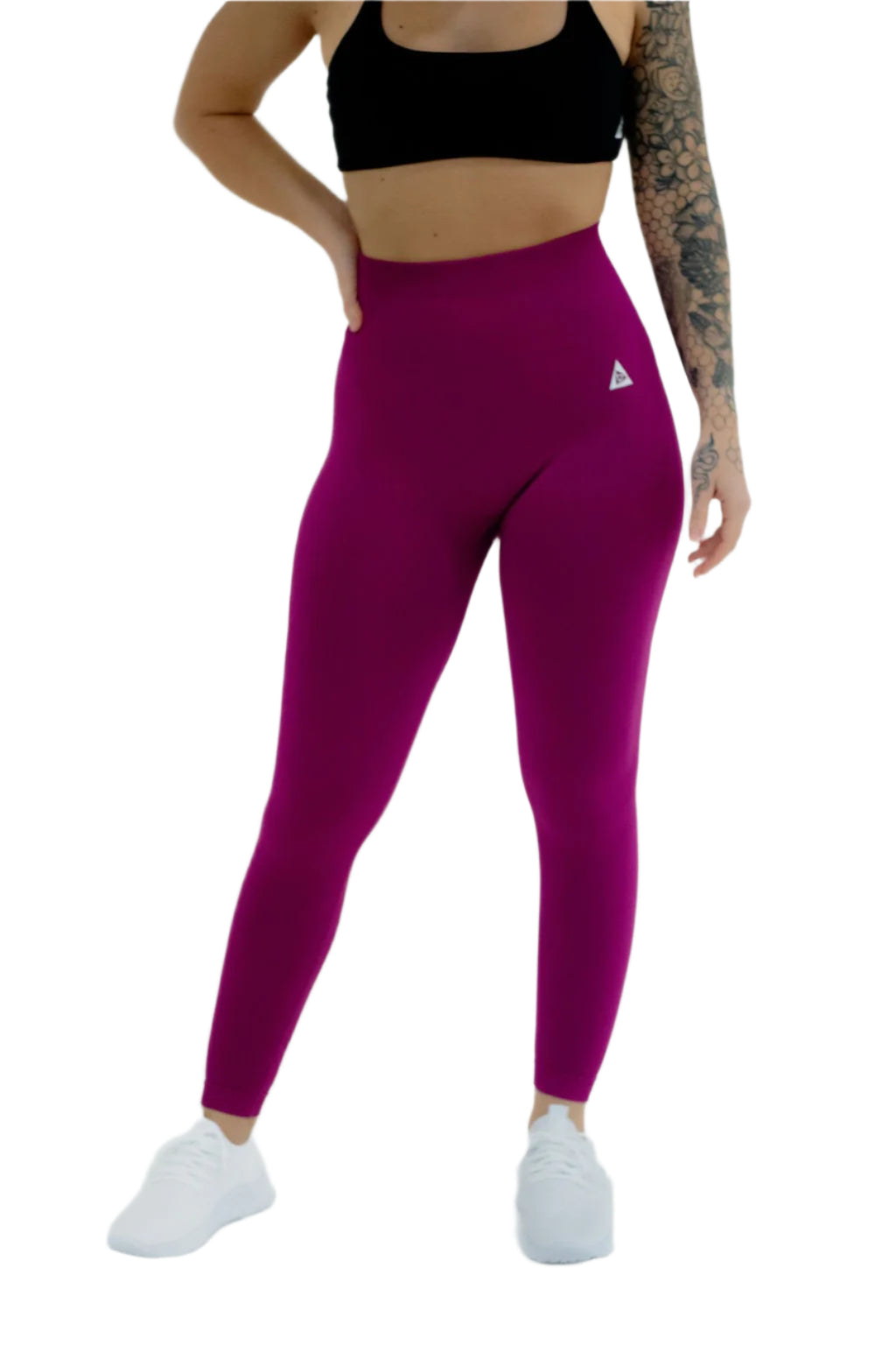Seamless Scrunch Leggings - Magenta