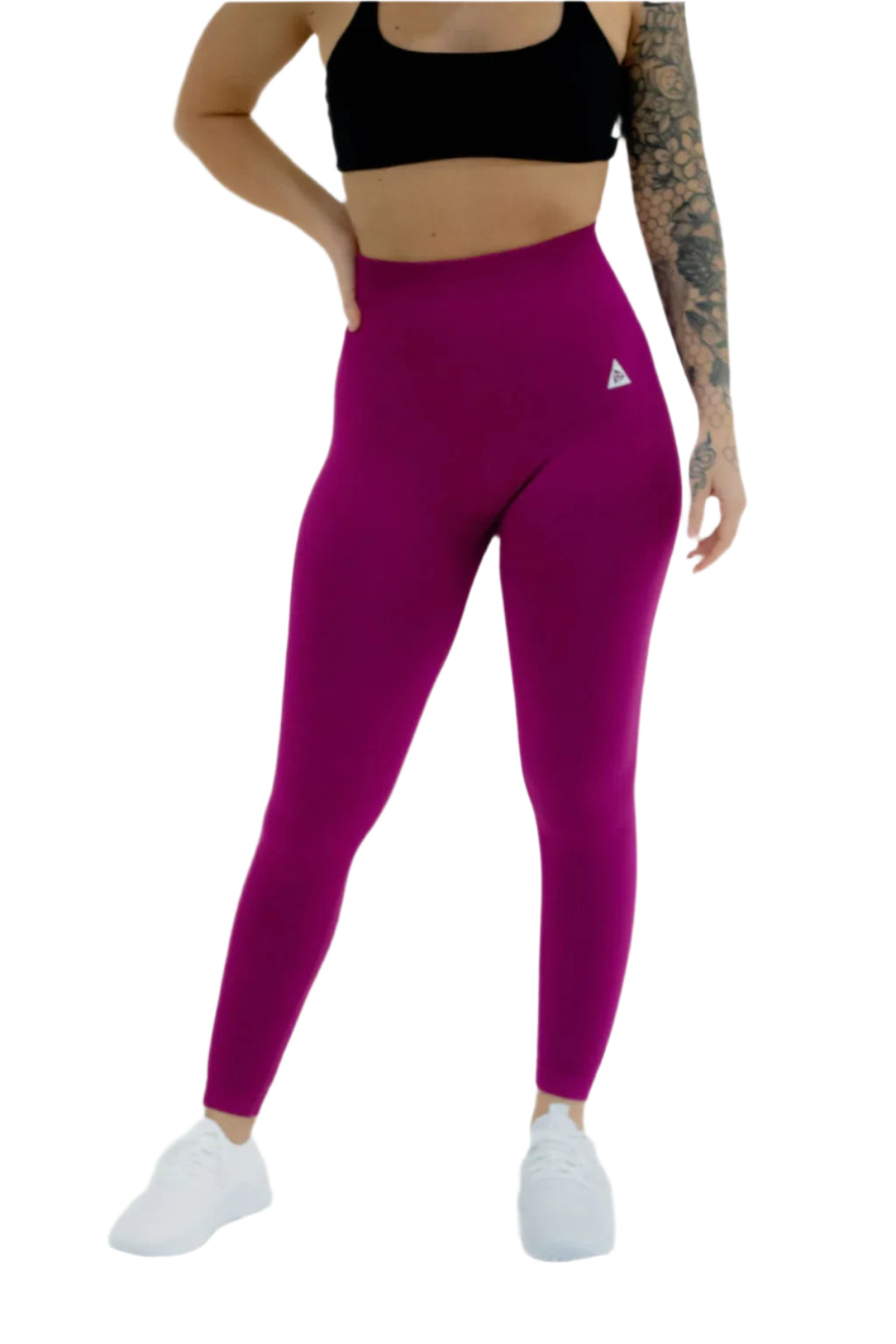 Seamless Scrunch Leggings - Magenta