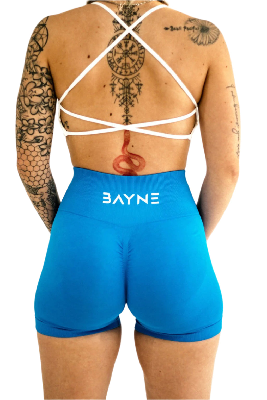 Seamless Scrunch Shorts - Electric Blue