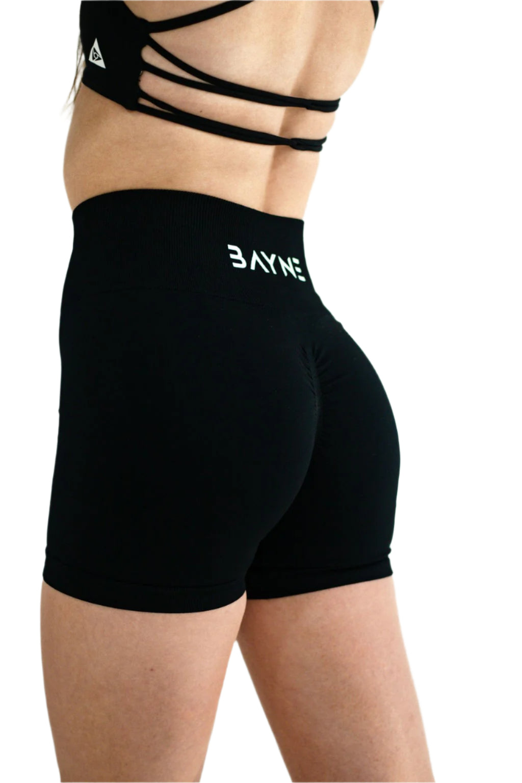 Seamless Scrunch Shorts - Black