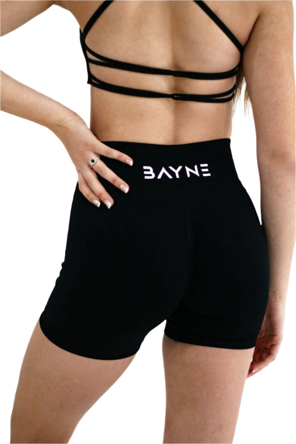 Seamless Scrunch Shorts - Black