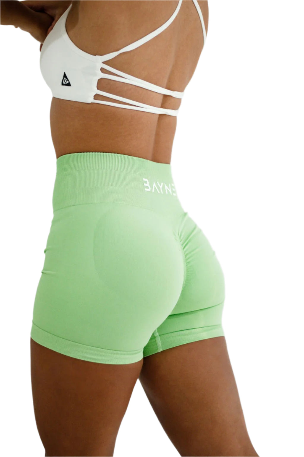 Seamless Scrunch Shorts - Mint Green