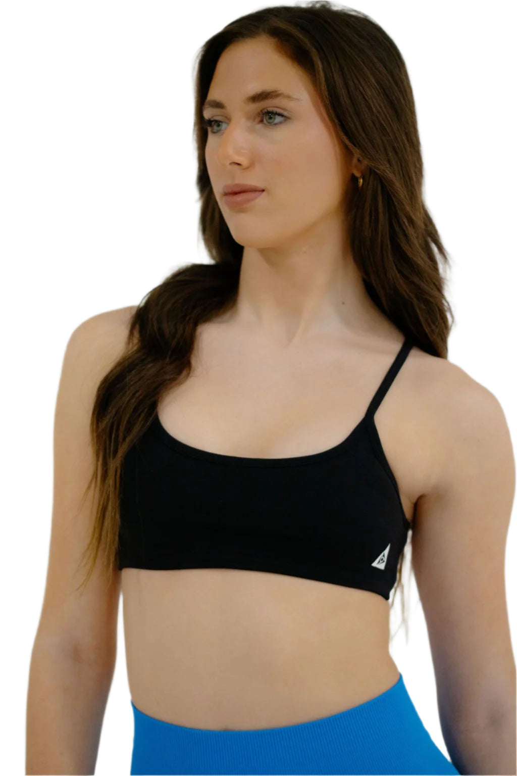 Double Looped Sports Bra - Black