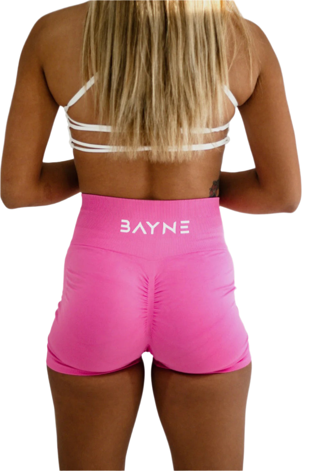 Seamless Scrunch Shorts - Bubble Gum Pink