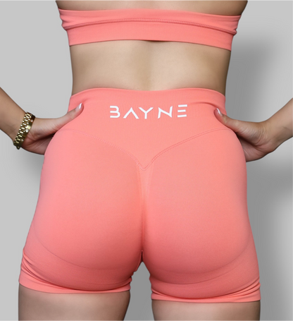Radiance - Halter Top Sports Bra - Coral Pink