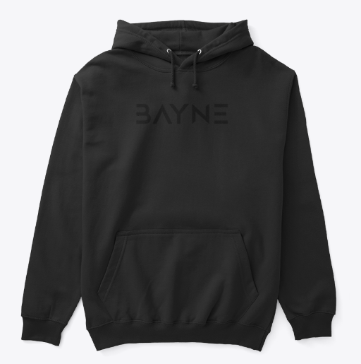 Comfort Bayne Hoodie - Black on Black