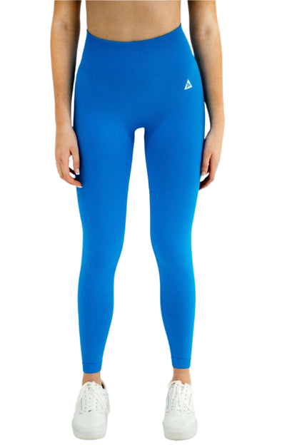 Seamless Scrunch Leggings - Electric Blue